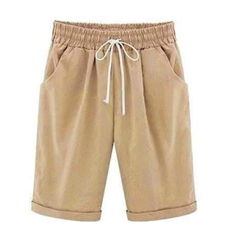 🔥🔥Limited time sale  Women's Casual Loose-Fit Cotton Summer Shorts with Pockets