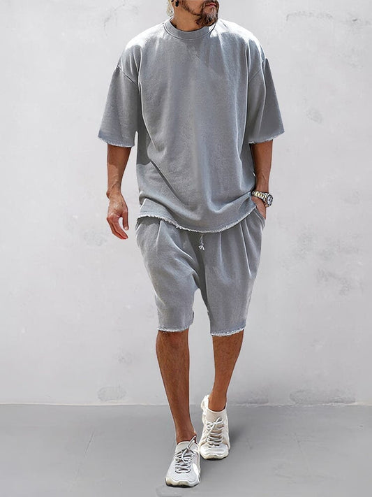 🔥🔥🔥49.98% OFF NOW! ✨ Loose Fit Solid Sports Sets